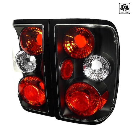 Spec-D Tuning 93-97 Ford Ranger Altezza Tail Light Black LT-RAN93JM-TM